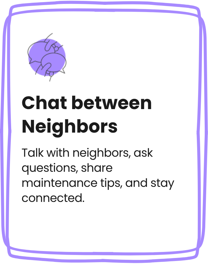 chat between neighbors